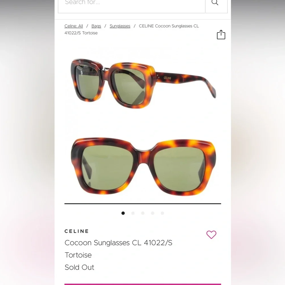 Celine Cocoon Sunglasses black - Picture 5 of 6